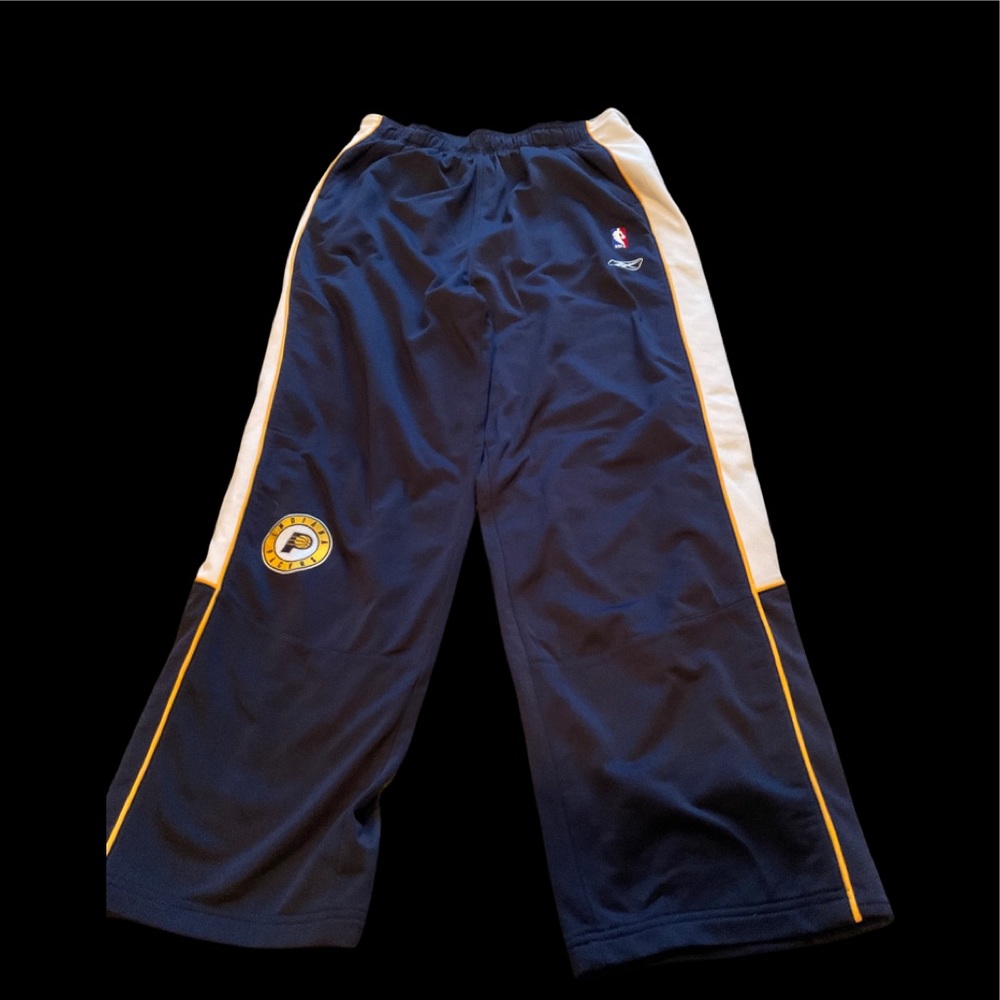 Men’s Reebok NBA Pacers Athletic Basketball Pants Size XLBlue